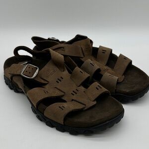 Nike ACG Dark Brown Leather Trekker Sandals